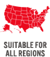 Suitable for all Regions