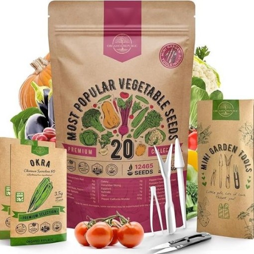 Emergency Survival Seeds Kit 20 Vegetables Varieties ES4