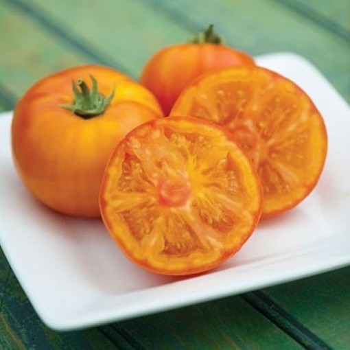 Tye Dye Orange Tomato Seeds